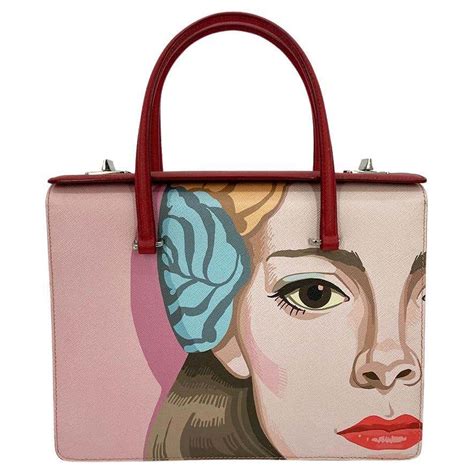 prada face art bag|Prada handbags.